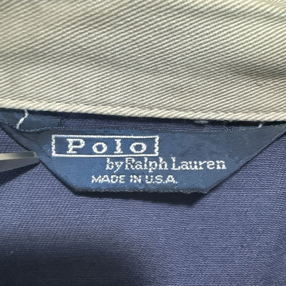 VTG 80s Polo Ralph Lauren Jacket Mens XL Blue‎ Full Zip USA Made Jacket